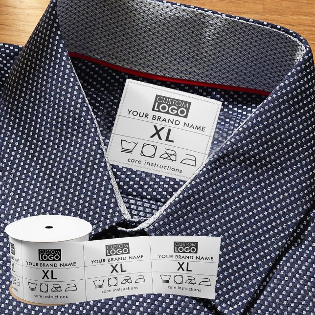 Logo-Bekleidungsmarken Kleidermarken Bekleidungsma Satinband (Logo Labels Clothing Tags Clothing Neck Tag Sew On Satin Ribbon)