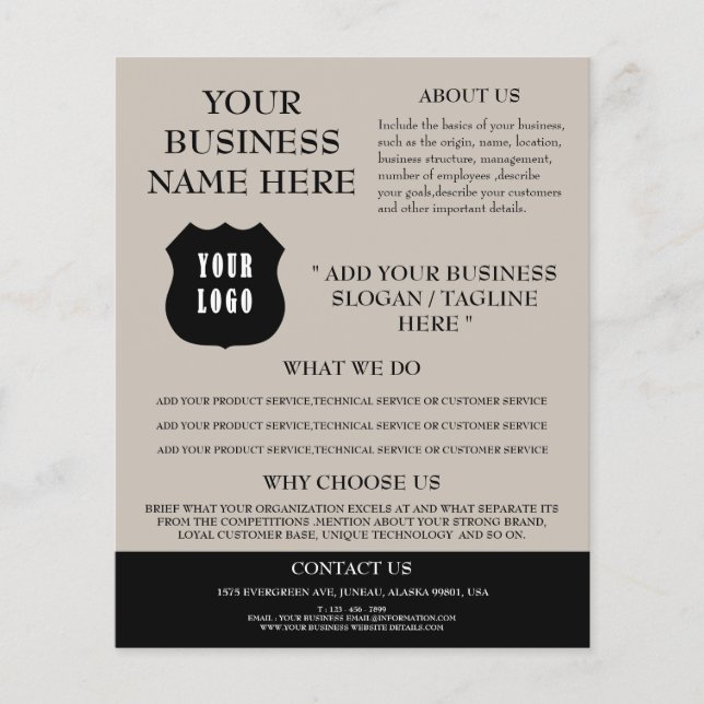 Logo Beruflich Neue Werbung Flyer (Vorne)