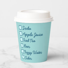 Logo Beruflich Servieren von Frischgetränken Pappbecher