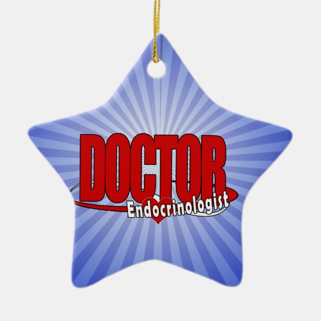 LOGO BIG RED DOCTOR Endocrinologin Keramikornament (Vorne)