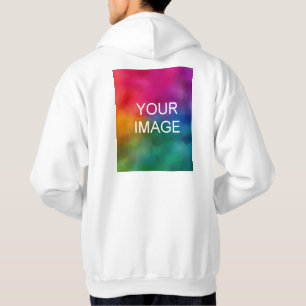 Logo-Bildvorlage für Männer hochladen Hoodie