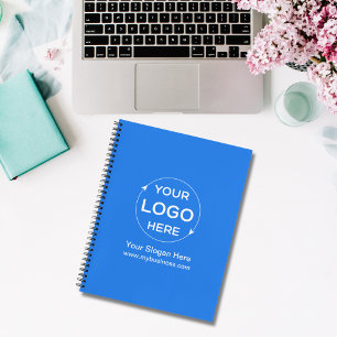 Logo "Blue Custom Business" Notizbuch