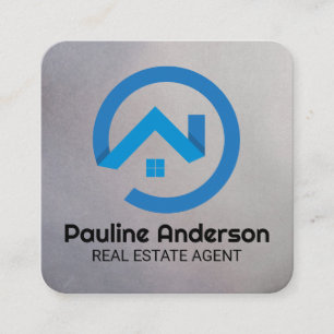 Logo "Blue Real Anwesen" Terminkarte