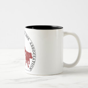 Logo-Bordeaux Tassen-Cabernets CHA Blanc Zweifarbige Tasse
