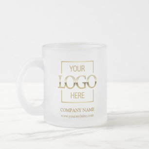 Logo-Branding für personalisierte Unternehmen Mattglastasse
