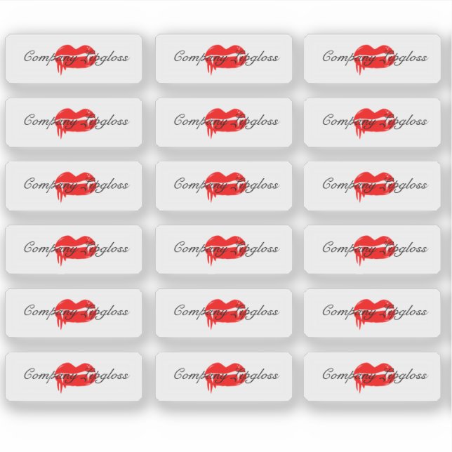 Logo-Branding für Werbefilm "Halloween Gloss Packa Aufkleber (Vorderseite)