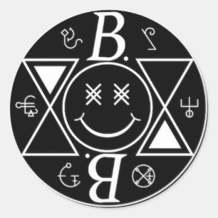 Logo (Bromanz) Runder Aufkleber