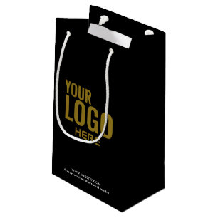 Logo-Bulle für die Black Custom Gift Bag Business  Kleine Geschenktüte