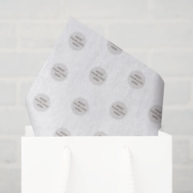 LOGO BUSINESS BRANDING modern, einfach beruflich Seidenpapier (Geschenktüte)