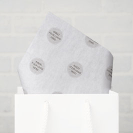 LOGO BUSINESS BRANDING modern simple large Seidenpapier