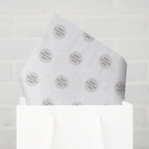 LOGO BUSINESS BRANDING Moderne, einfache Professio Seidenpapier