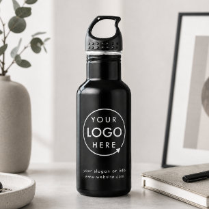 Logo   Business Corporate Company Minimalist Edelstahlflasche