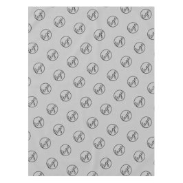 Logo-Business für die Custom Light Gray Show Tischdecke