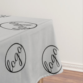 Logo-Business für die Custom Light Gray Show Tischdecke