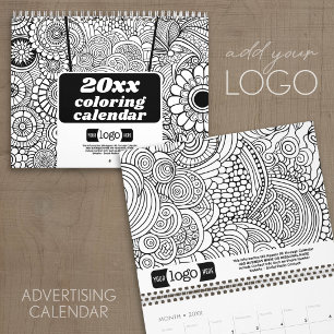 Logo Business-Geschenk - Abstrakte Muster zum Ausm Kalender