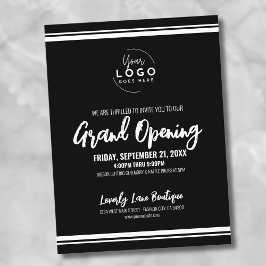 Logo Business Grand Opening Postkarte