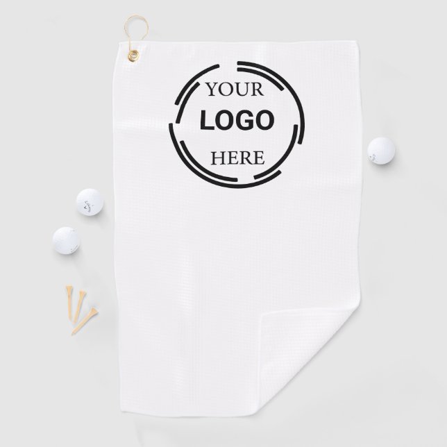 Logo-Business Moderne Minimal-Designs Golfhandtuch (Insitu)