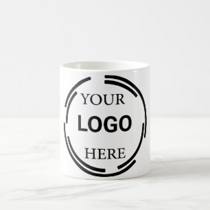 Logo-Business Moderne Minimal-Designs Kaffeetasse