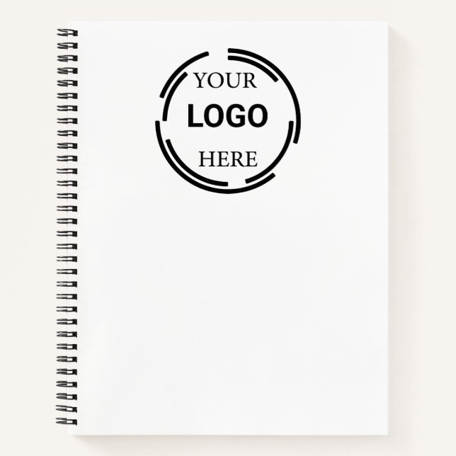 Logo-Business Moderne Minimal-Designs Notizbuch (Vorderseite)