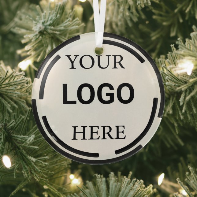 Logo-Business Moderne Minimal-Designs Ornament Aus Glas (InSitu)