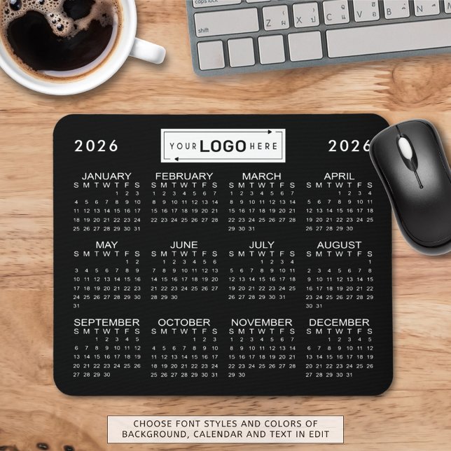 Logo "Business Rectangle" 2026 Kalender - benutzer Mousepad (Von Creator hochgeladen)