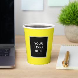 Logo-Business-Yellow-Minimalistisch-Corporate Pappbecher