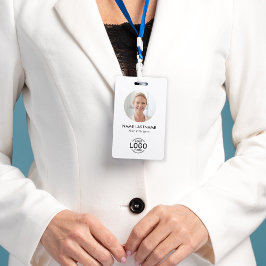 Logo Circle Foto Einfach Minimalistisch sauber wei Ausweis