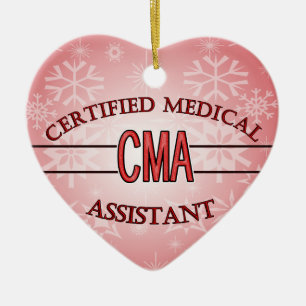 LOGO CMA ZERTIFIZIERTER MEDIZINISCHER HILFE KERAMIK ORNAMENT