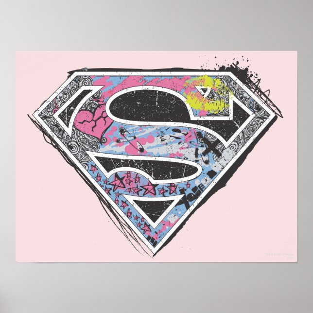 Logo-Collage für Supergirl Poster (Vorne)