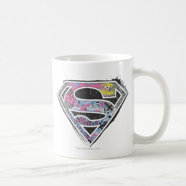 Logo-Collage für Supergirl Tasse (Rechts)