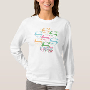 Logo-Collage von Supergirl Pastel T-Shirt