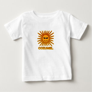 Logo Cozumel Mexiko Sun Baby T-shirt