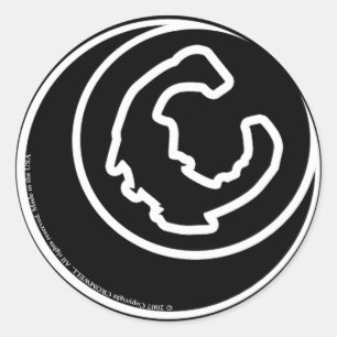 Logo CROMWELLS "C" Runder Aufkleber