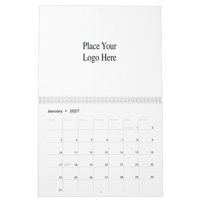 Logo Custom Company Kalender (Jan 2027)