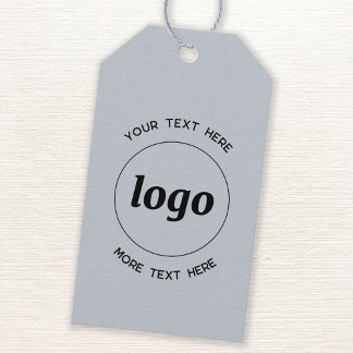 Logo Custom Text Blue Business Price Product oder Geschenkanhänger