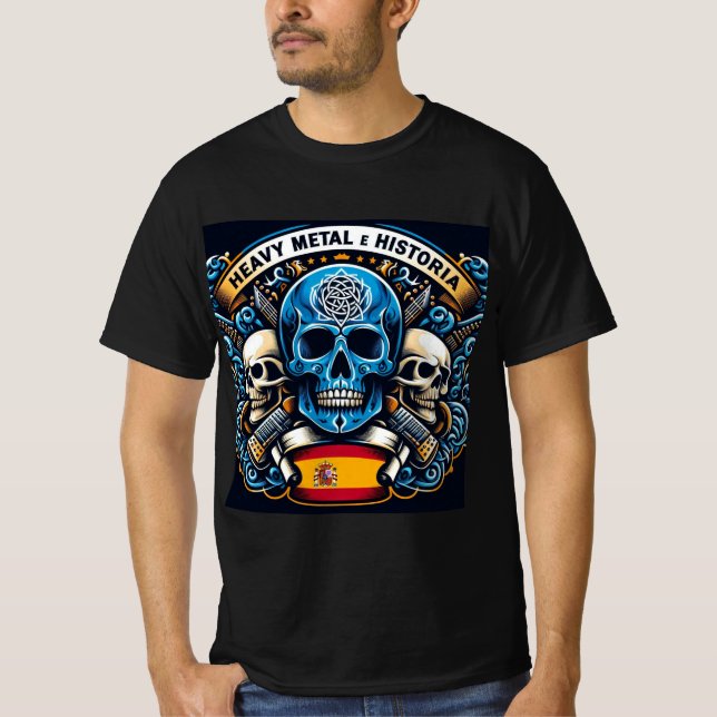 Logo de Heavy metal e historia - Youtube T-Shirt (Vorderseite)