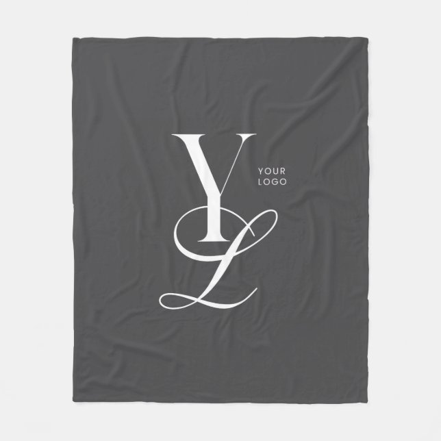 Logo-Decke Company Logo Geschenk Fleece-Decke Fleecedecke (Vorderseite)