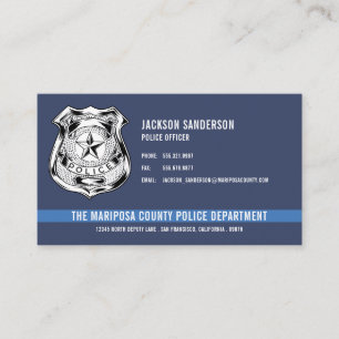 Logo der Abteilung Polizei für Strafverfolgung Visitenkarte