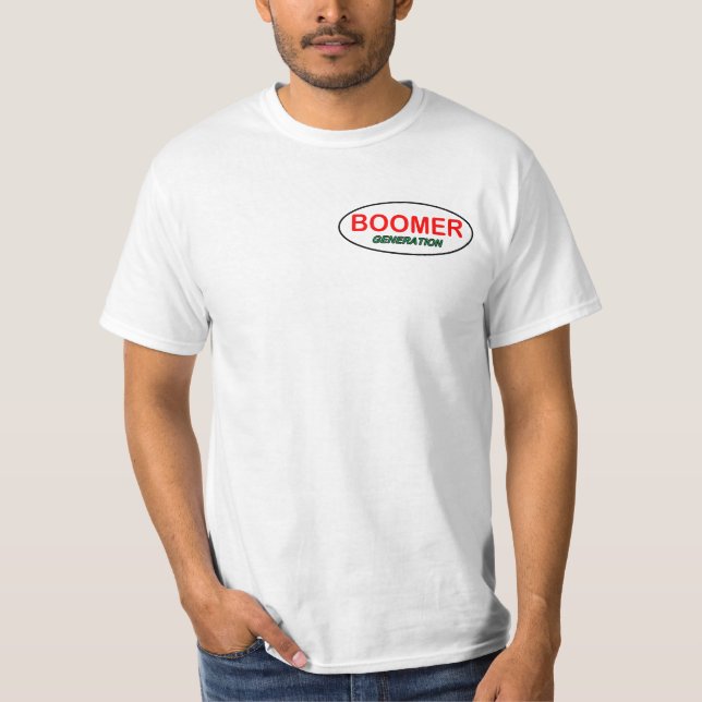 Logo der Babyboomer-Generation für den T - Shirt (Vorderseite)
