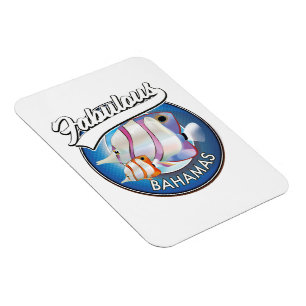 Logo der Bahamas fantastisch Magnet