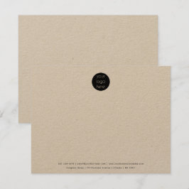 Logo der beruflichen Gesellschaft Rustica Kraft Mitteilungskarte