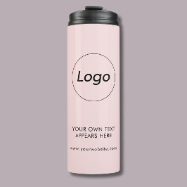 Logo der beruflichen Unternehmung Pink Thermosbecher