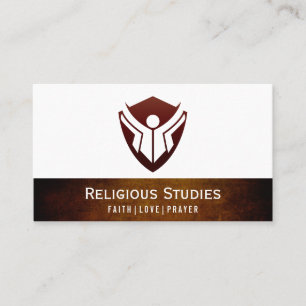 Logo der Bildung (Vintage Textur) Visitenkarte