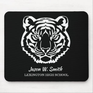 Logo der Black Tigers Schule Maskottchen Mousepad