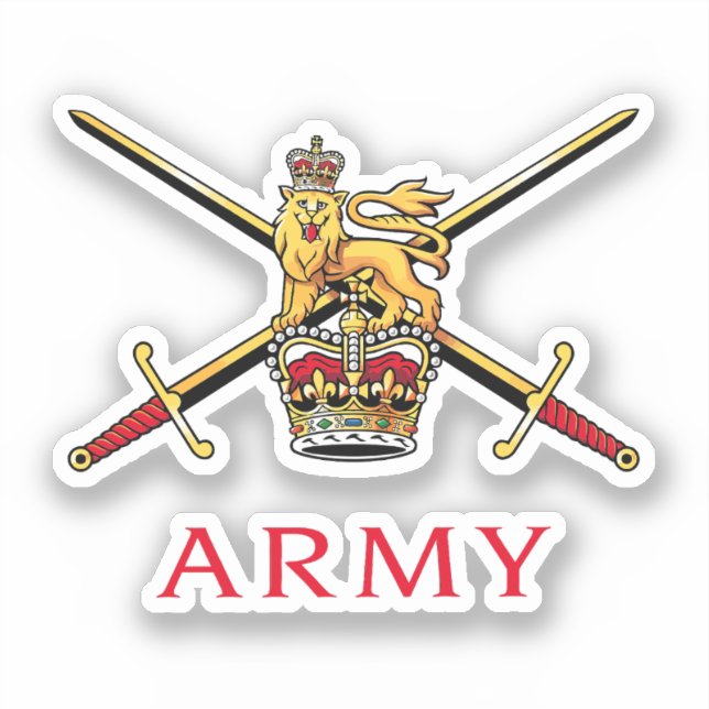 Logo der britischen Armee Aufkleber (Vorderseite)