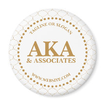 Logo der Business Monogram White Gold Trellis