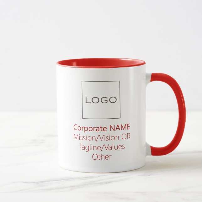 Logo der Corporate Business Company - Angepasstes  Tasse (Rechts)