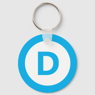 Logo der Demokratischen Partei Schlüsselanhänger