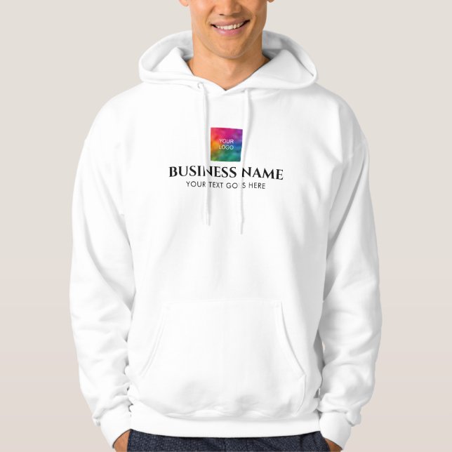 Logo der doppelseitigen Druckfirma Mens Custom Hoodie (Vorderseite)