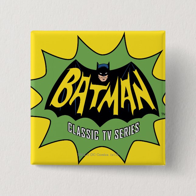 Logo der Fernsehserie Batman Classic Button (Vorderseite)